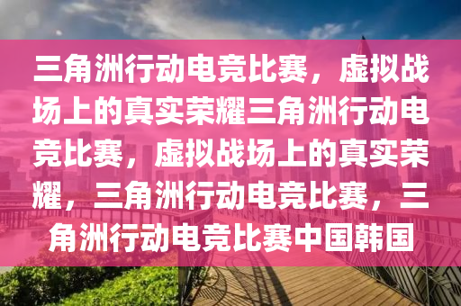 三角洲行动电竞比赛，虚拟战场上的真实荣耀三角洲行动电竞比赛，虚拟战场上的真实荣耀，三角洲行动电竞比赛，三角洲行动电竞比赛中国韩国