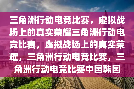 三角洲行动电竞比赛，虚拟战场上的真实荣耀三角洲行动电竞比赛，虚拟战场上的真实荣耀，三角洲行动电竞比赛，三角洲行动电竞比赛中国韩国